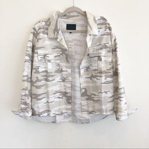 Santuary Shacket Jacket Camo NWT